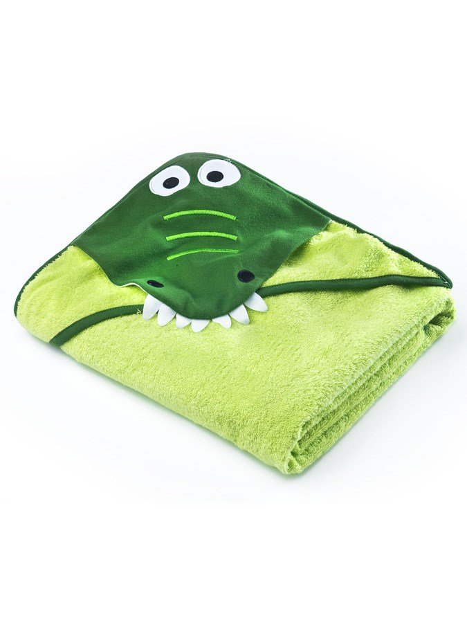 Detská osuška Sensillo Water Friends 100x100cm green crocodile